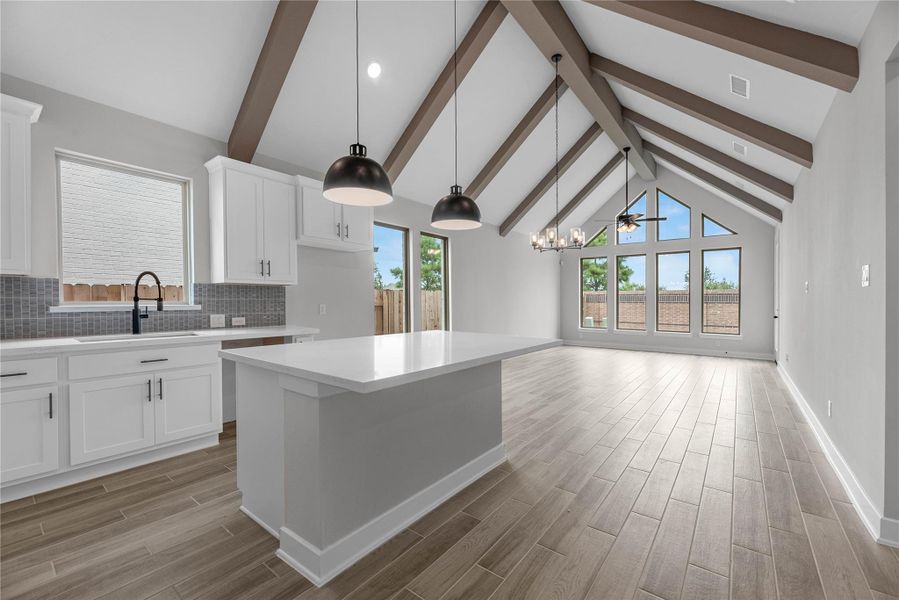 Furnished interior view inside a new home in Elyson - 40', Katy (Image 10). Furnished interior view inside a new home in Elyson - 40', Katy (Image 10).