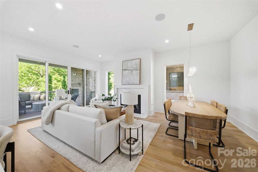 Furnished interior view inside a new home in , Charlotte (Image 10).