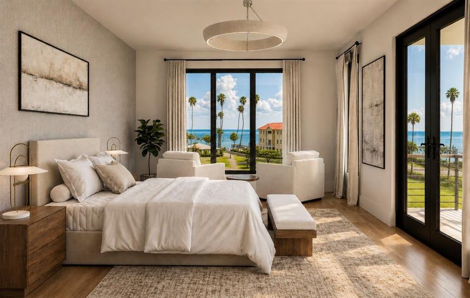Furnished interior view inside a new home in , St. Petersburg (Image 11).