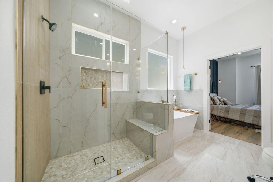 Furnished interior view inside a new home in , Houston (Image 14).