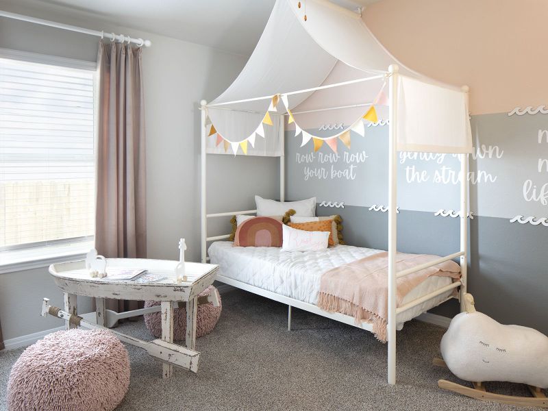 Furnished interior view inside a new home in Butler Farms - Boulevard Collection, Liberty Hill (Image 11).