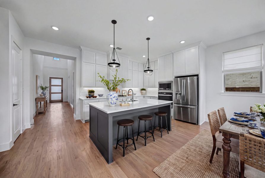 Furnished interior view inside a new home in Aster Park, McKinney (Image 17).