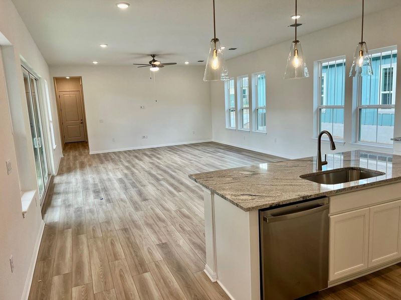 Furnished interior view inside a new home in Easton Park, Austin (Image 7).