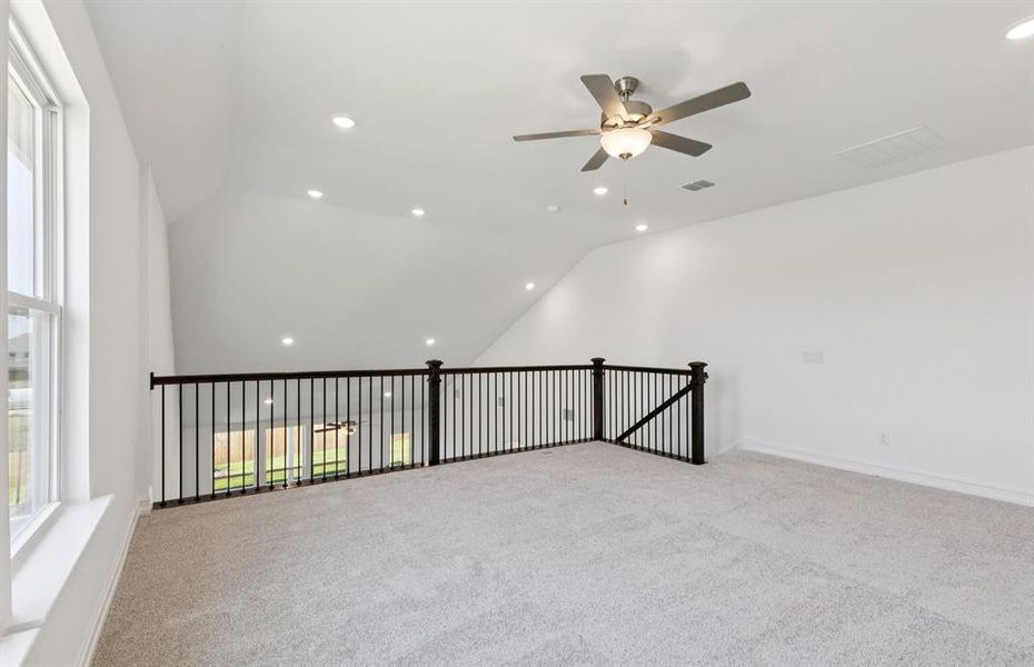 Light-filled loft area providing additional living space *Real home pictured Light-filled loft area providing additional living space *Real home pictured