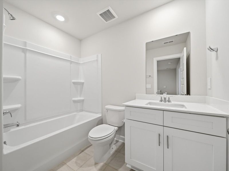 Furnished interior view inside a new home in Northbrook Village Townes, Taylors (Image 9). Furnished interior view inside a new home in Northbrook Village Townes, Taylors (Image 9).
