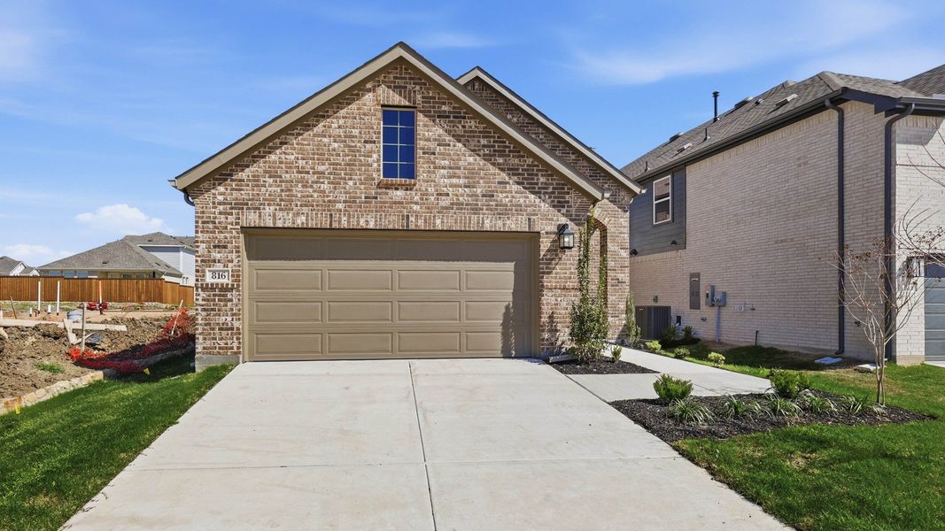 Front exterior of a new home in Westridge Journey, Princeton, TX, highlighting curb appeal (Image 22). Front exterior of a new home in Westridge Journey, Princeton, TX, highlighting curb appeal (Image 22).