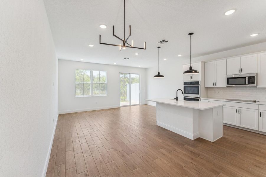 Furnished interior view inside a new home in Salerno Reserve Townhomes, Stuart (Image 15).