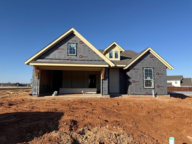 In-progress construction of a new home in Covenant Park, Springtown, TX (Image 3).