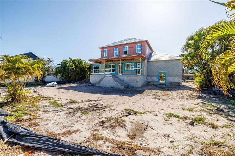 In-progress construction of a new home in , St. Petersburg, FL (Image 6).