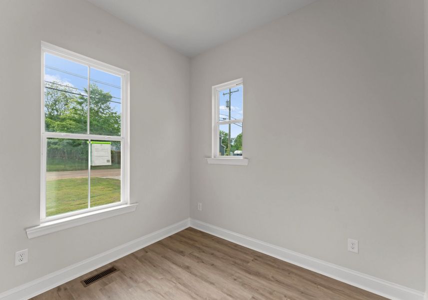 Representative unfurnished interior of a home built from the Lily by Red Cedar Homes in Cedars at First Street, Huntersville (Image 9).