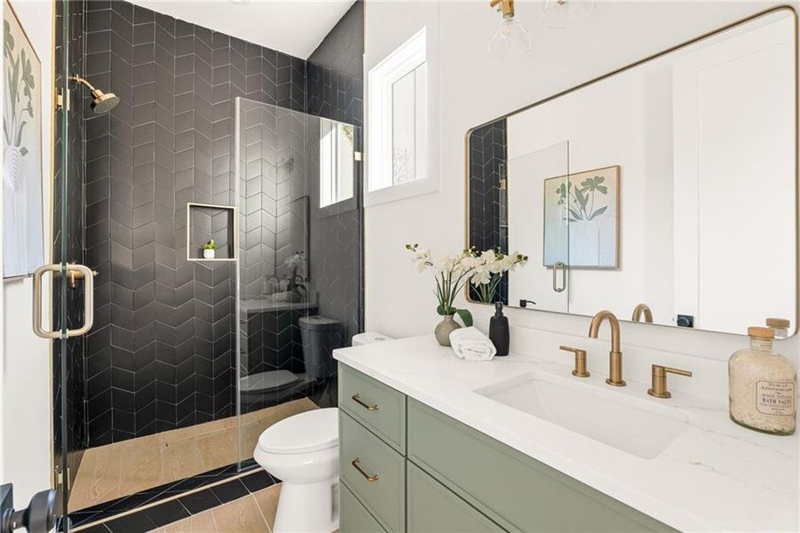 Furnished interior view inside a new home in , Atlanta (Image 41). Furnished interior view inside a new home in , Atlanta (Image 41).