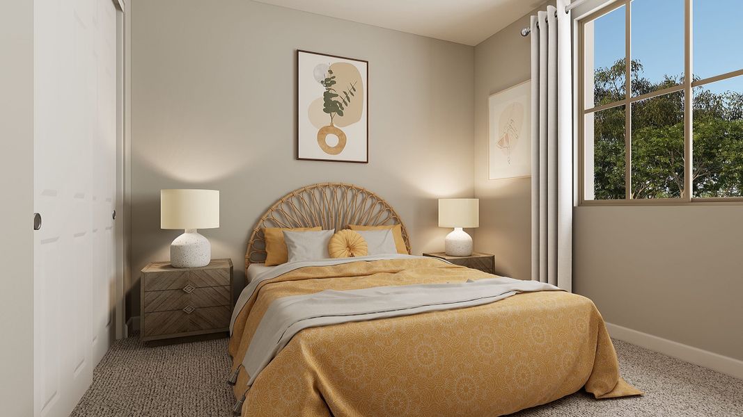 Representative furnished interior of a home built from the Azalea Plan 3005 by Tri Pointe Homes in Waterston Central, Gilbert (Image 8).