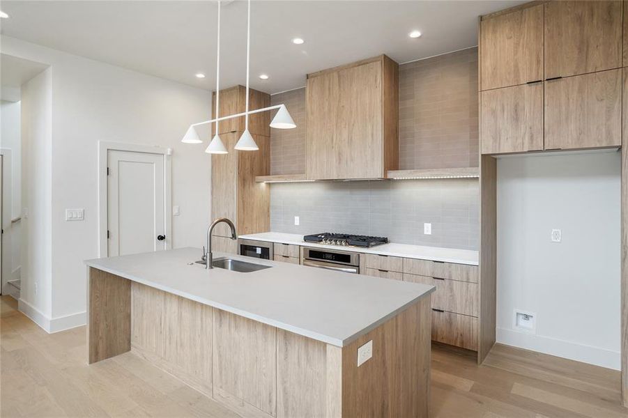 Furnished interior view inside a new home in , Dallas (Image 6).