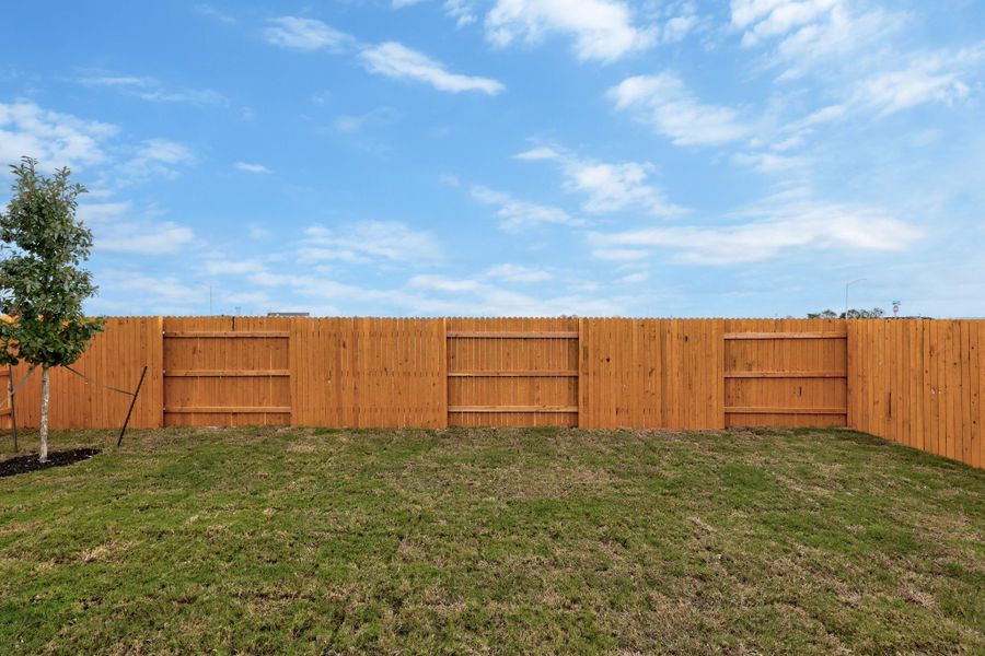 Exterior details and patio area of a home in Prairie Winds, Hutto (Image 21). Exterior details and patio area of a home in Prairie Winds, Hutto (Image 21).