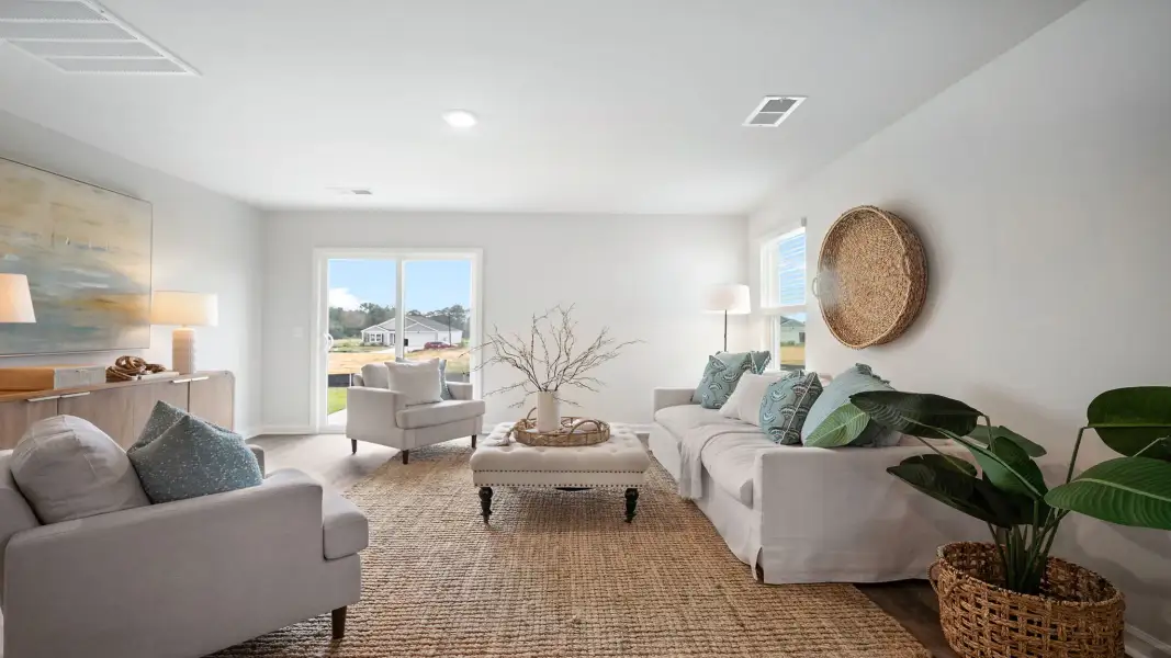 Furnished interior view inside a new home in The Retreat at East Argent, Ridgeland (Image 11).