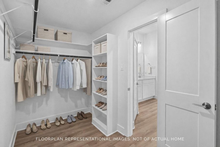 Furnished interior view inside a new home in Pinewood at Grand Texas, New Caney (Image 12).