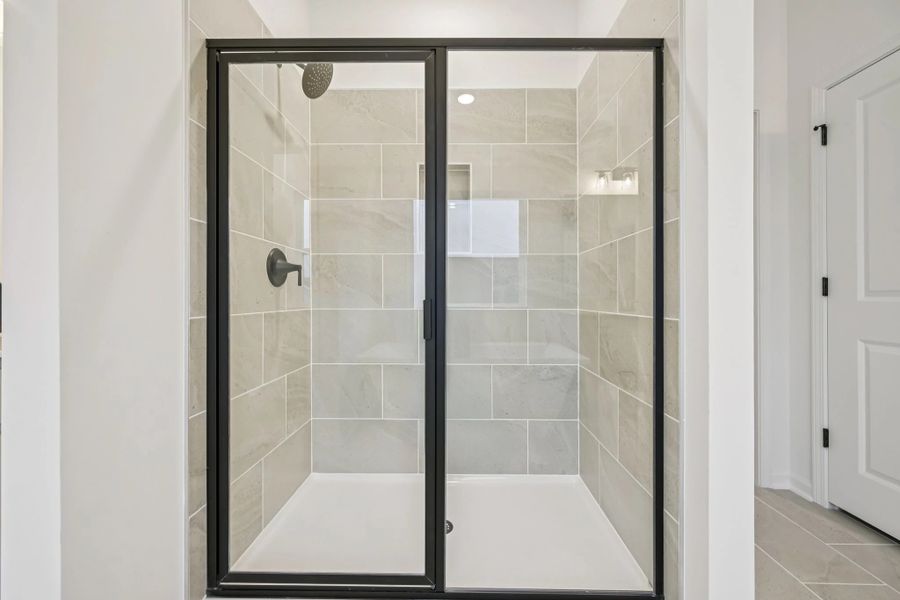 Primary Bath featuring the AW Collection® Foundry - Sleek finishes and dramatic contrasts shine.