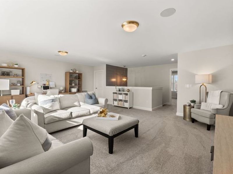 Representative furnished interior of a home built from the Montcrest by True Homes in Whispering Hills, Locust (Image 21).