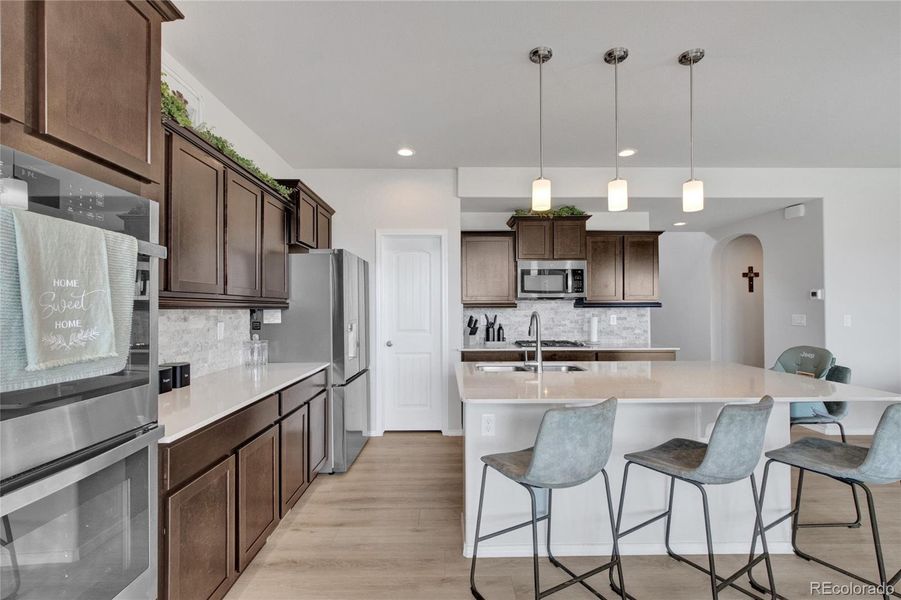 Furnished interior view inside a new home in , Peyton (Image 5).