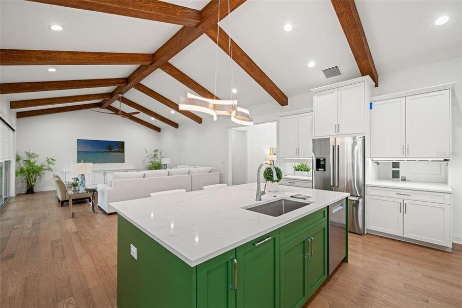 Furnished interior view inside a new home in , Tampa (Image 6). Furnished interior view inside a new home in , Tampa (Image 6).