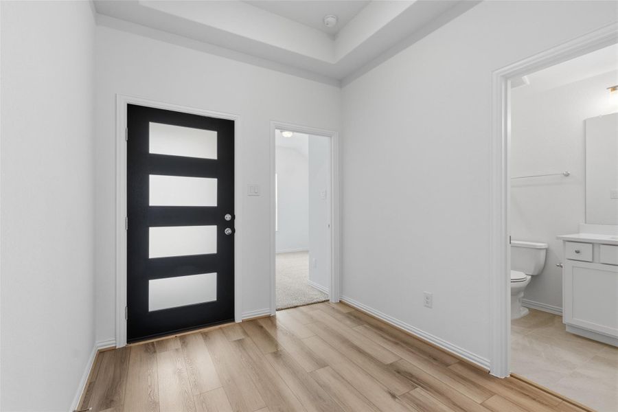 Spacious, unfurnished interior of a new home in Cypress Green, Hockley (Image 18). Spacious, unfurnished interior of a new home in Cypress Green, Hockley (Image 18).