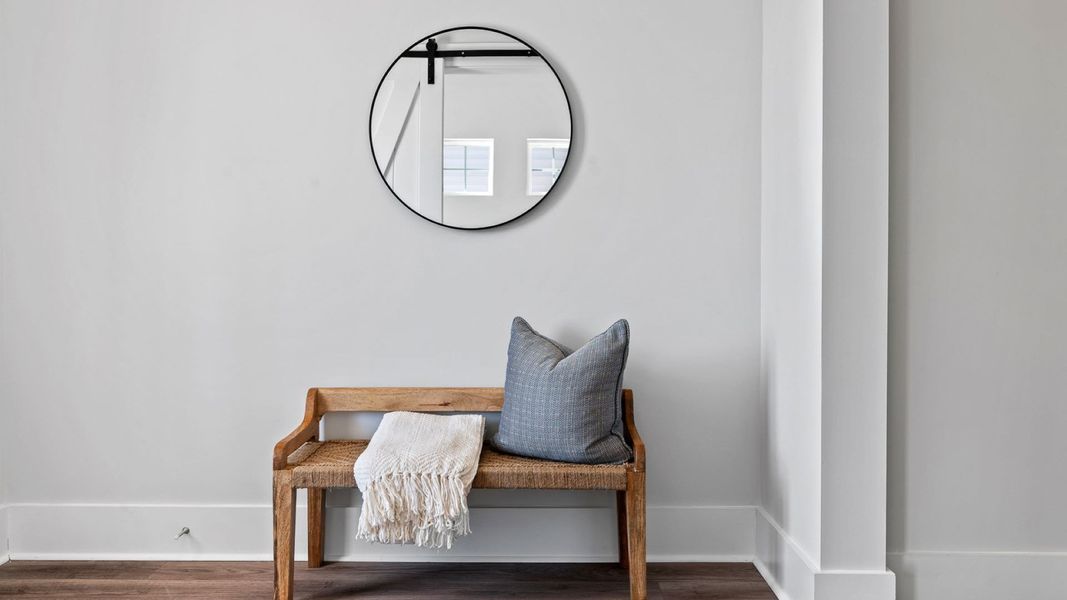 Furnished interior view inside a new home in Summerwind Crossing at Lakes of Cane Bay, Summerville (Image 19).