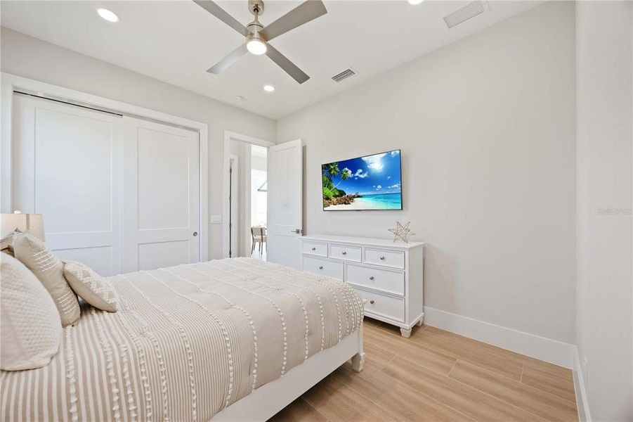 Furnished interior view inside a new home in , Sarasota (Image 21).
