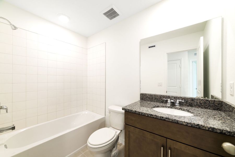 Furnished interior view inside a new home in Aulin Square, Oviedo (Image 12).