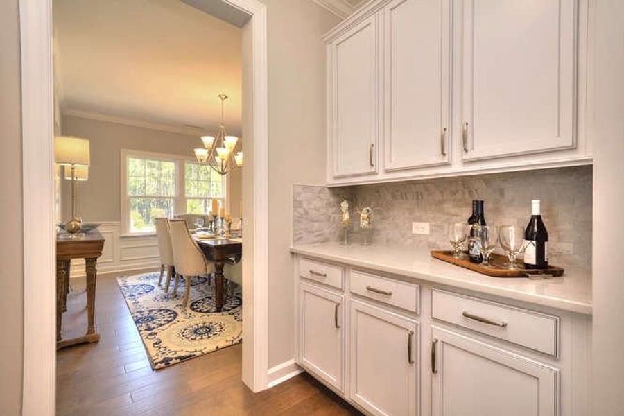 Representative furnished interior of a home built from the Hardwick by True Homes in Edgewater - Harbor Pointe, Lancaster (Image 4).