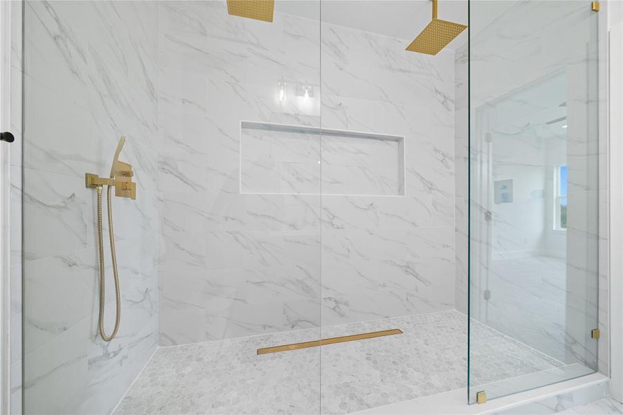 Close-up of interior finishes inside a home in , Houston (Image 15).