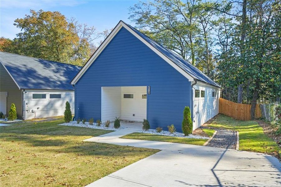 Front exterior of a new home in , Atlanta, GA, highlighting curb appeal (Image 2).