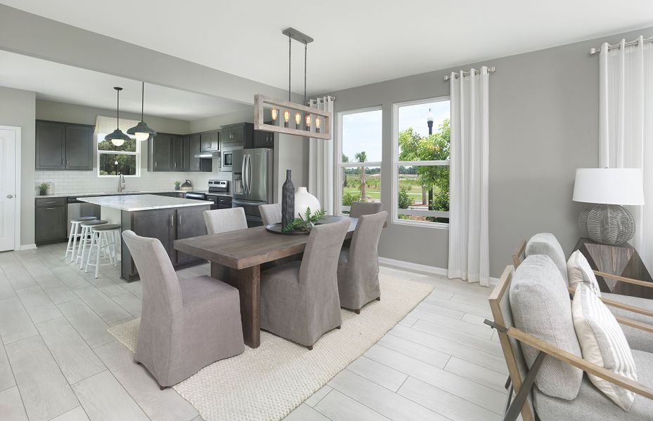 Furnished interior view inside a new home in Del Webb North Myrtle Beach, Myrtle Beach (Image 6).