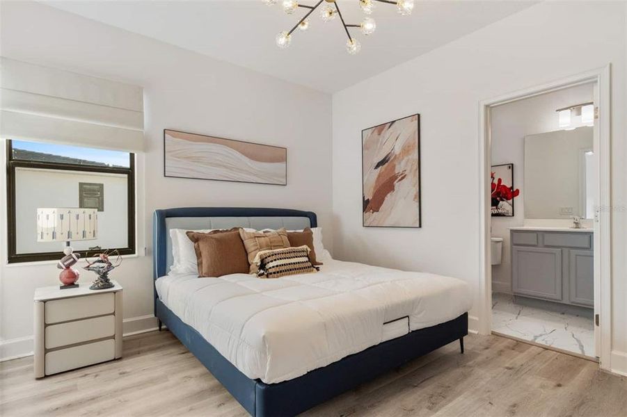 Furnished interior view inside a new home in , Kissimmee (Image 42).