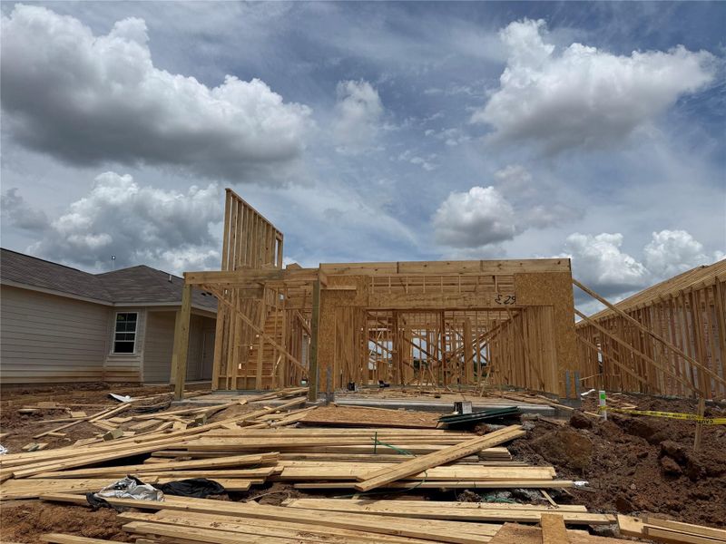 In-progress construction of a new home in Paloma at Sanford Farms, Waller, TX (Image 20).