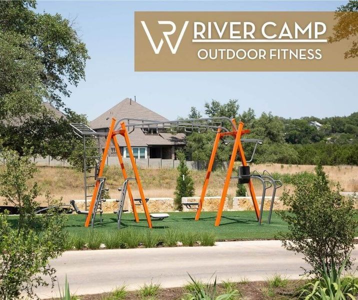 View of community jungle gym