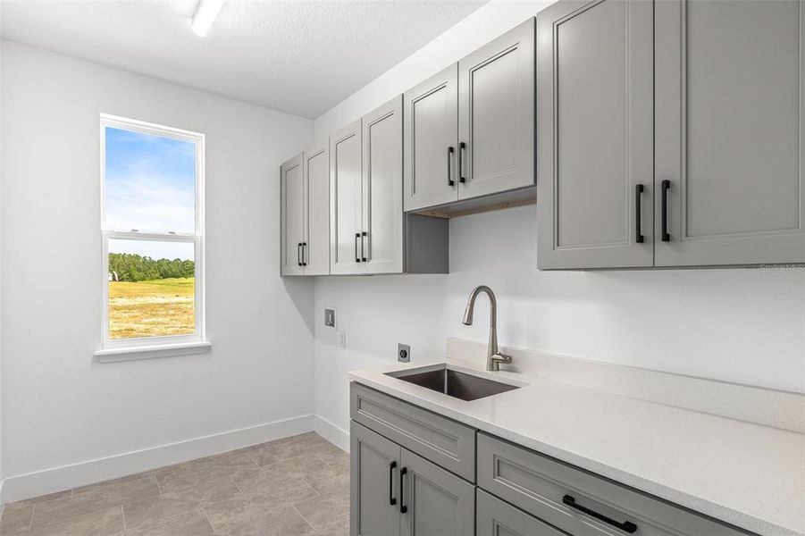 Furnished interior view inside a new home in Gray Hawk at Hole Two, Daytona Beach (Image 10). Furnished interior view inside a new home in Gray Hawk at Hole Two, Daytona Beach (Image 10).