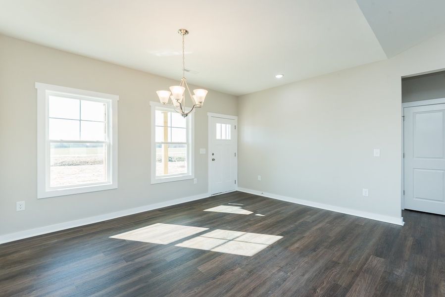 Representative unfurnished interior of a home built from the Jackson by Foundation Home Builders LLC in Northwyck Drive, Pikeville (Image 13).