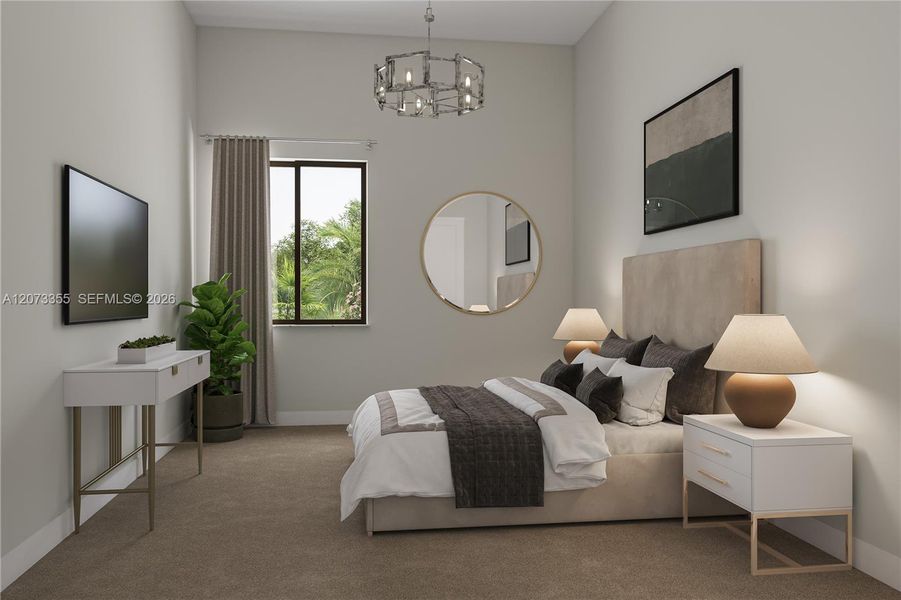 Furnished interior view inside a new home in Parkland Royale, Parkland (Image 10). Furnished interior view inside a new home in Parkland Royale, Parkland (Image 10).