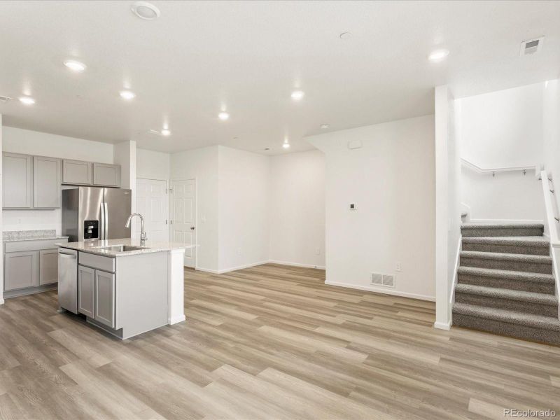 Furnished interior view inside a new home in Poudre Heights: The Meadow Collection, Windsor (Image 9).