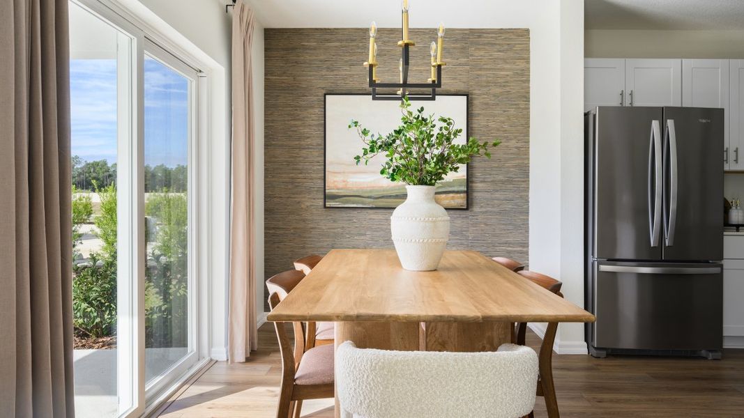 Representative furnished interior of a home built from the Azure by Casa Fresca Homes in Pasadena Woods, Dade City (Image 8).