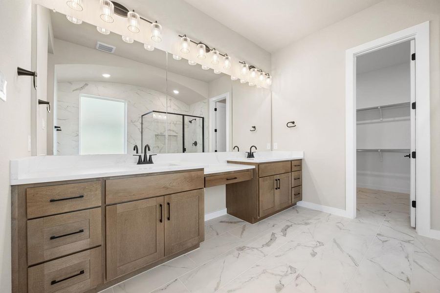 Furnished interior view inside a new home in Santa Rita Ranch, Liberty Hill (Image 9).