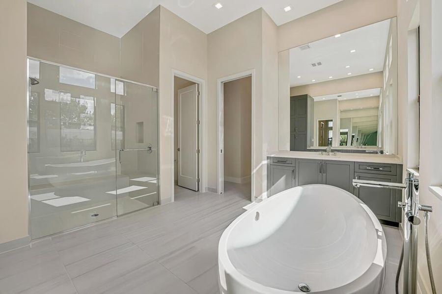 Furnished interior view inside a new home in Apex at Avenir, Palm Beach Gardens (Image 32). Furnished interior view inside a new home in Apex at Avenir, Palm Beach Gardens (Image 32).