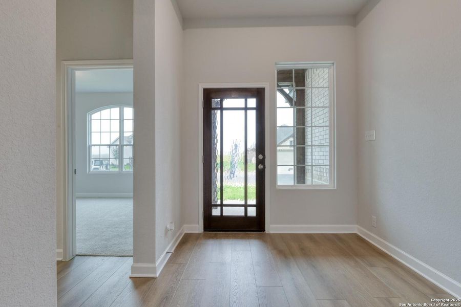 Spacious, unfurnished interior of a new home in The Heritage at Saddlebrook Ranch 70's, Schertz (Image 33). Spacious, unfurnished interior of a new home in The Heritage at Saddlebrook Ranch 70's, Schertz (Image 33).