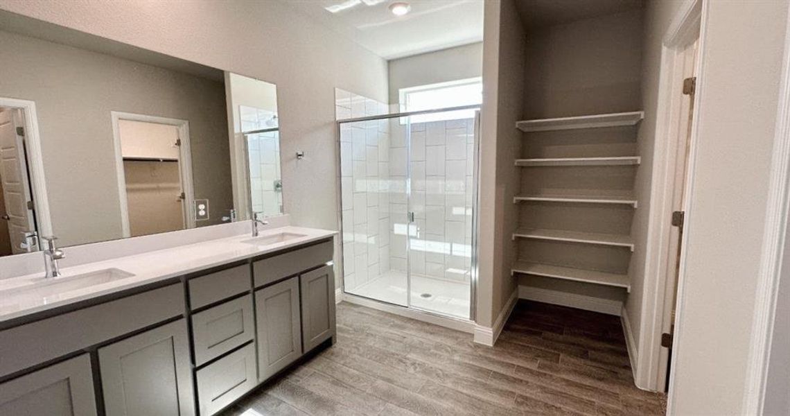 Furnished interior view inside a new home in Eagle Creek, Denton (Image 6). Furnished interior view inside a new home in Eagle Creek, Denton (Image 6).