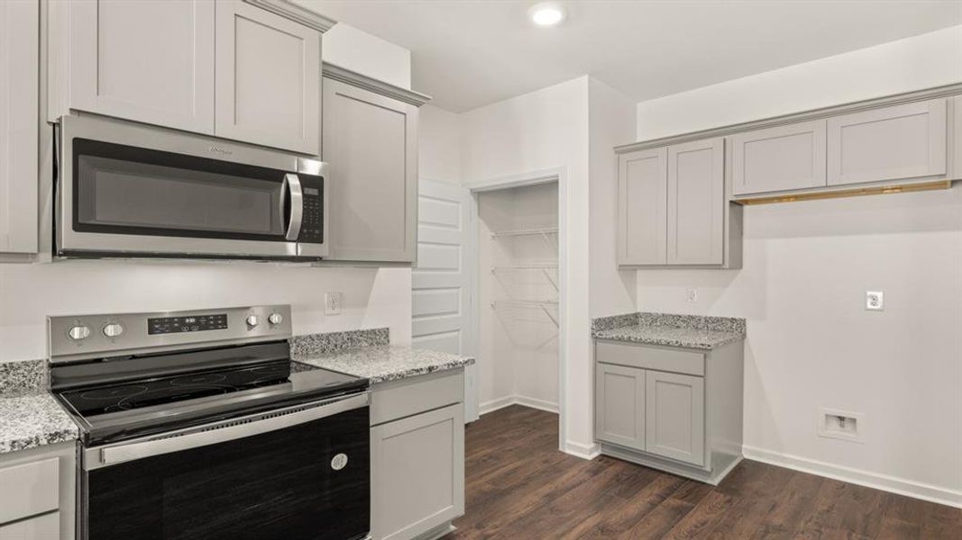 Furnished interior view inside a new home in Champion's Run, Lithonia (Image 8).