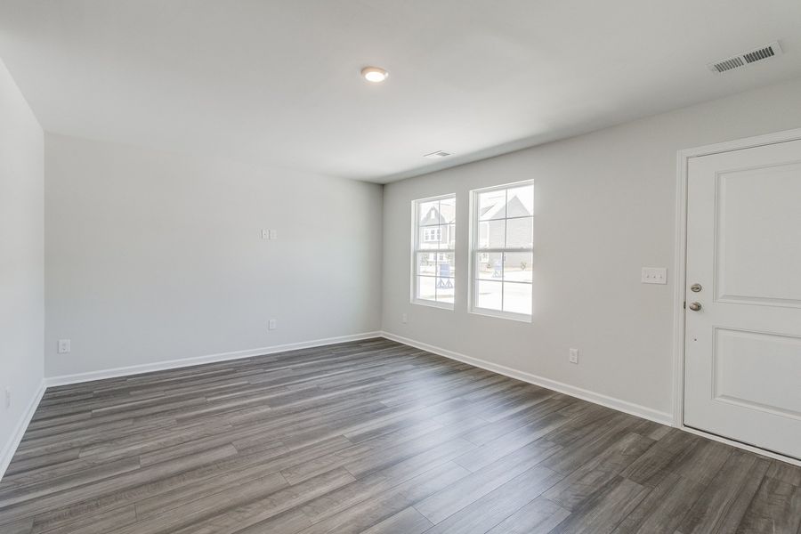 Spacious, unfurnished interior of a new home in Astoria, Columbia (Image 16). Spacious, unfurnished interior of a new home in Astoria, Columbia (Image 16).