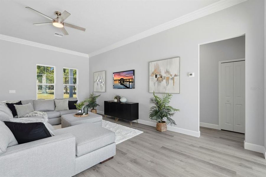 Furnished interior view inside a new home in , Lake Helen (Image 44).