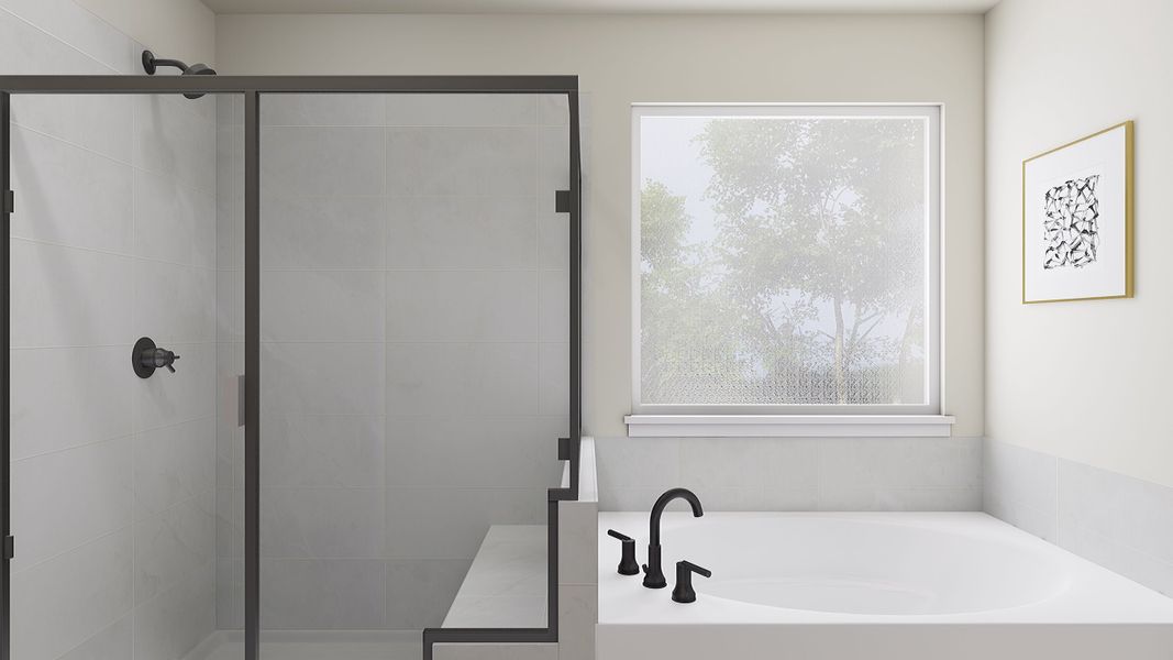 Representative interior finishes for a home built from the Holly by Tri Pointe Homes in Landmark, Denton (Image 16). Representative interior finishes for a home built from the Holly by Tri Pointe Homes in Landmark, Denton (Image 16).