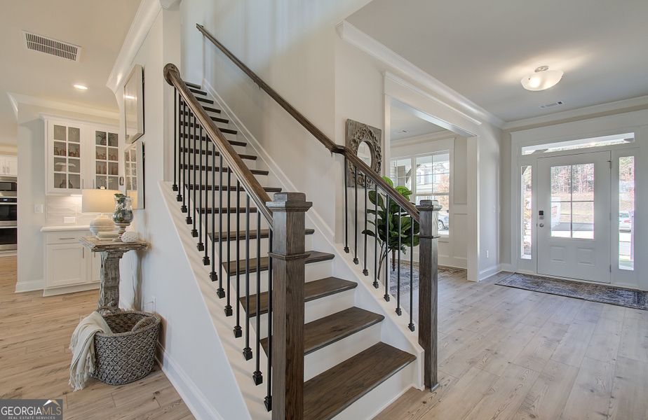 Furnished interior view inside a new home in Mallard’s Landing, Jefferson (Image 8).