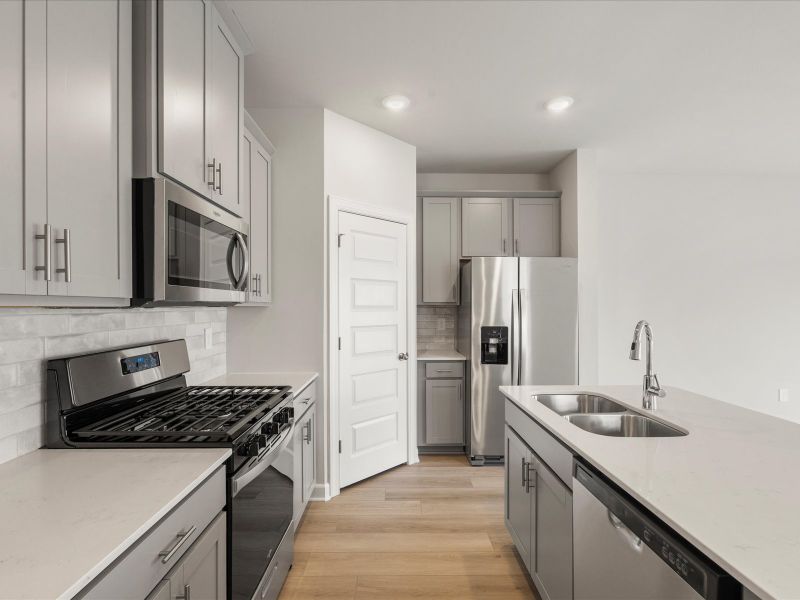 Furnished interior view inside a new home in Valentine Townes, Greer (Image 5).